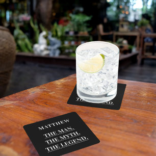 VIERKANTE KARTONNEN ONDERZETTER