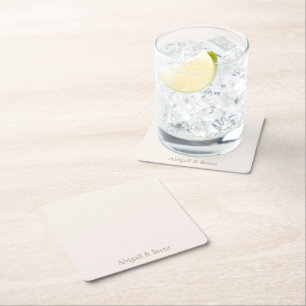  VIERKANTE KARTONNEN ONDERZETTER