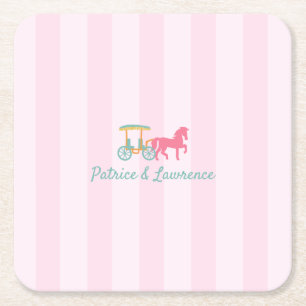  VIERKANTE KARTONNEN ONDERZETTER