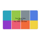 Vierkante labels (Voorkant)