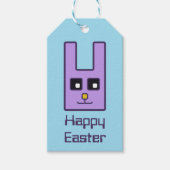Vierkante paashaas cadeau Labels Cadeaulabel (Voorkant)