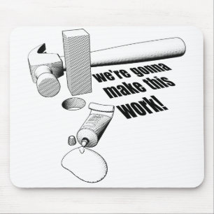 Vierkante pg-ronde opening muismat