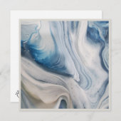 vierkante platte Kaart (Voorkant / Achterkant)