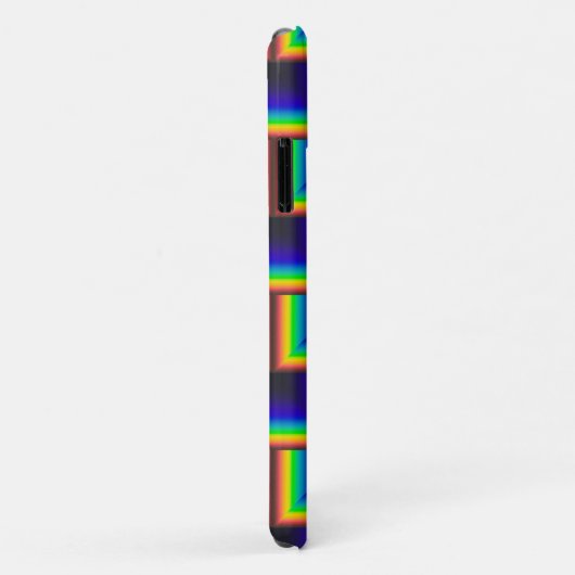 vierkante schalen met zonnespectrum Case-Mate iPhone case (Achterkant/rechts)