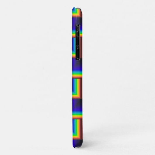 vierkante schalen met zonnespectrum Case-Mate iPhone case (Achterkant/links)