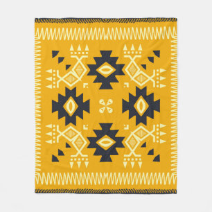 Vierkante sjaal, paisley bloemenbatik. fleece deken