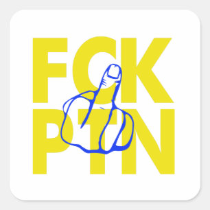 VIERKANTE STICKER