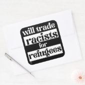 vierkante sticker "END RACISM 2" (Envelop)