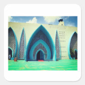 Vierkante Stickers met Islamitische (Voorkant)
