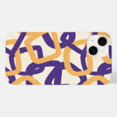 Vierkante Tangle Moderne Pop Case-Mate iPhone Case (Achterkant (horizontaal))
