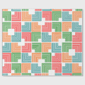 Vierkante threads cadeaupapier (Vlak)