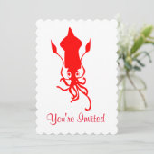 Vierkante uitnodiging (Staand voorkant)