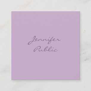  VIERKANTE VISITEKAARTJE