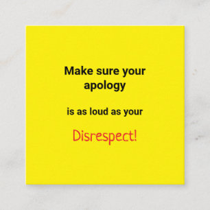  VIERKANTE VISITEKAARTJE