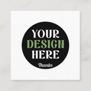  VIERKANTE VISITEKAARTJE