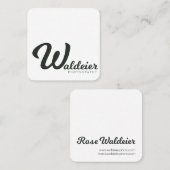 Vierkante Visitekaartjes (Voorkant / Achterkant)