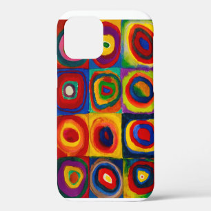 Vierkanten met Cirkels, Abstract, Wassily Kandinsk iPhone 12 Hoesje