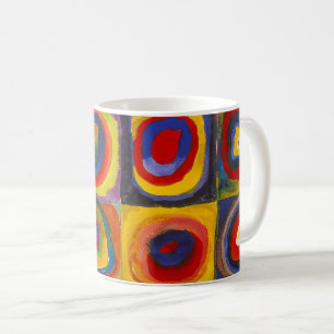 Vierkanten met concentrische cirkels Kandinsky Koffiemok
