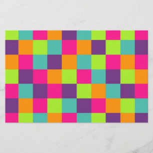 Vierkanten Patroon Briefpapier