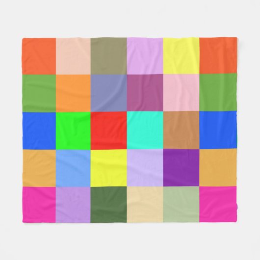 Vierkantig Fleece Deken (Voorkant (Horizontaal))