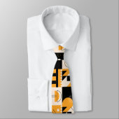 Vierkantjes Abstracte geometrische patroonstropdas Stropdas (Gebonden)