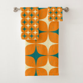 vierkantjes bad handdoek