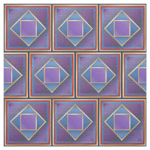 Vierkantjes bij geneste vierkantjes stof