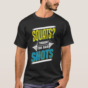 Vierkantjes die ik dacht dat je schoten zei, krach t-shirt