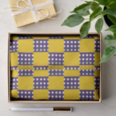 Vierkantjes en stippen tissuepapier (Geschenk)