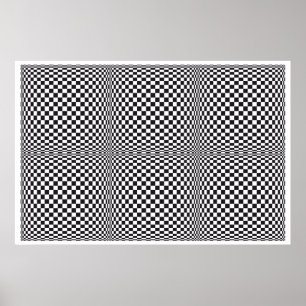 Vierkantjes in beweging 1 Poster