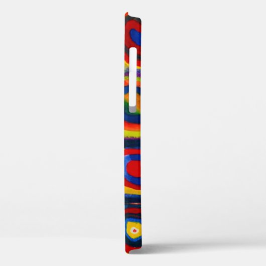vierkantjes met cirkels, Abstract, Wassily Kandins Case-Mate iPhone Case (Achterkant / Links)