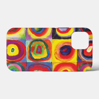 Vierkantjes met concentrische cirkels Hiroaki Taka iPhone 13 Mini Hoesje
