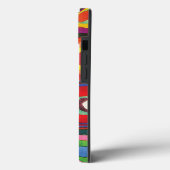 Vierkantjes met concentrische cirkels Hiroaki Taka Case-Mate iPhone Case (Achterkant / Links)