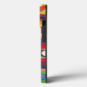 Vierkantjes met concentrische cirkels Hiroaki Taka Case-Mate iPhone Case (Achterkant / Links)