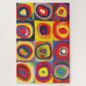 Vierkantjes met concentrische cirkels Hiroaki Taka Legpuzzel (Verticaal)