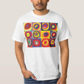 Vierkantjes met concentrische cirkels Hiroaki Taka T-shirt