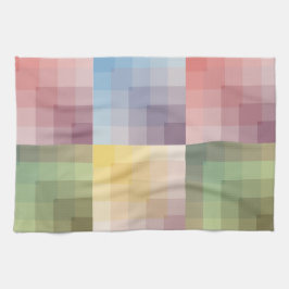 Vierkantjes, vierkantjes en nog meer vierkantjes, theedoek