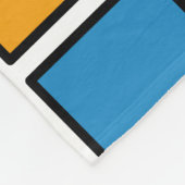 Vierkantjes voor stripstijl fleece deken (Hoek)