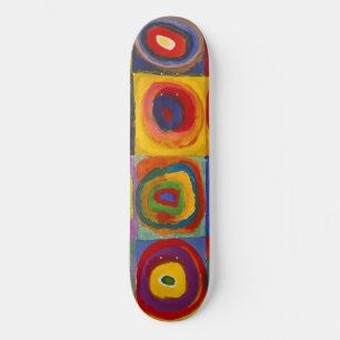 Vierkantjes w Concentrische cirkels 2 Kandinsky Skateboard