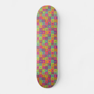 Vierkantjespatroon Skateboard