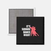 Vierkantsdansen  magneet (Voorkant / Achterkant)