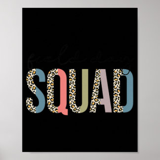 Vierkantsleraar student eerste laatste dag van sch poster