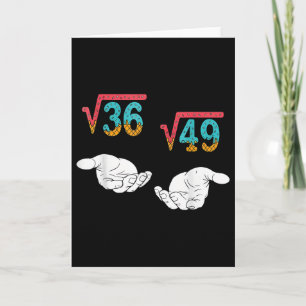 Vierkantswortel 36 49 Meme 67 Ijsdrip Wiskunde Doc Kaart