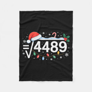 Vierkantswortel 4489 Grappig 67 Meme Wiskundeleraa Fleece Deken