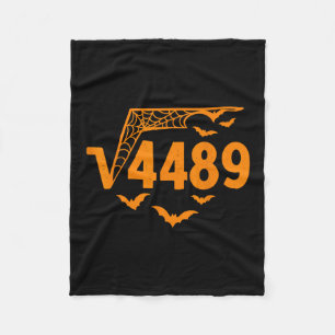 Vierkantswortel 4489 Grappige Halloween Meme 67 Wi Fleece Deken
