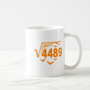 Vierkantswortel 4489 Grappige Halloween-meme 67 Wi Koffiemok
