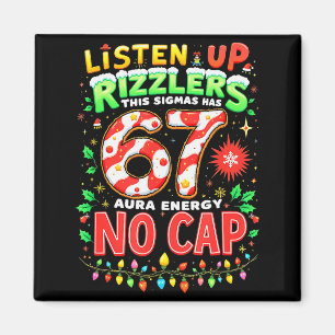 Vierkantswortel 4489 Zes Zeven Kerst Grappig 67 Me Magneet