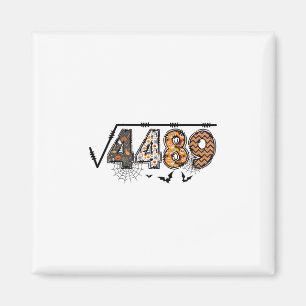 Vierkantswortel Van 4489 Grappige Halloween 67 Mem Magneet