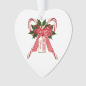 Vierkerst kerstsnoeprietennaam Acrylornament Ornament (voorkant)