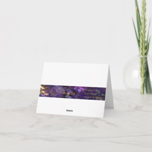 Vierling Verjaardag Kaart (Achterkant)